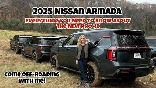 A REAL MOM FULL TOUR & First Drive of the All-New 2025 Nissan Armada Pro 4X. Off-Roading & Towing!