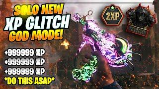 *SOLO* NEW God Mode! XP GLITCH (AFTERPATCH) DO THIS ASAP! INSANE/EASY LEVELS - BO6 Zombies Glitch