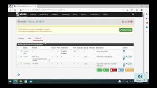 6 #pfsense  Configure Standard Rules