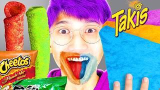 LankyBox Tries EXTREME FOODS (SPICY, SOUR, & GROSS COMBINATIONS!)