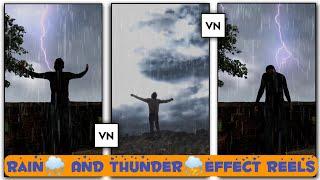 Instagram Trending Rain And Thunder Effect Reels Editing | Barish aane Wala Reels Video Kaise Banaye