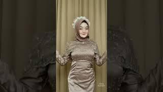 Kumpulan hijab satin natasyaaa #diaryhijabers #hijab #satin #dress #viral #shorts #tiktok #fyp