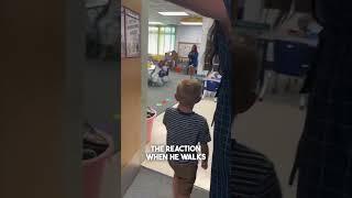 These students reactions to their old friend returning ️