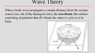 Geophysics  Lecture 2  Wave Theory, refraction and reflection