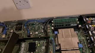Dell R610 server adding a pci riser graphics card USB card and printer card