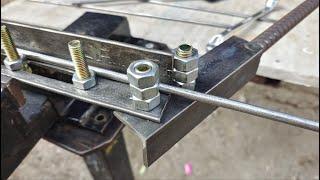 Useful ideas for Metal Bar Bending || Bending Tricks for Rod Bar || Metal Bender rebar Bender