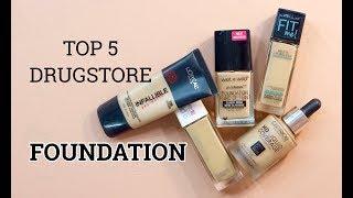 TOP 5 DRUGSTORE FOUNDATION | LYN VIDALLON