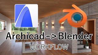 Blender Archicad - workflow