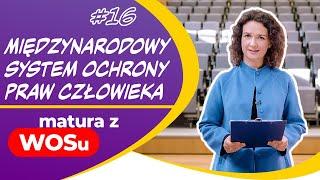 Międzynarodowy system ochrony praw człowieka - WOS w Pigułce #16