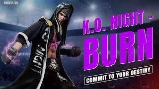 K.O Night Burn Bundle Free Fire Animation - Disco FF