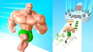 Muscle Rush - Smash Running - All Levels Gameplay iOS Android (Levels 1-5)