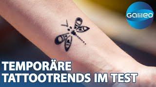 Made to fade: Haltbarkeit von bis zu zwei Wochen! Halten temporäre Tattoos was sie versprechen?