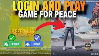  Login Game For Peace in India | Download Game for Peace | Play Game For Peace in India