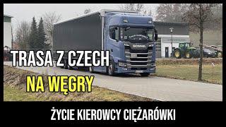 Trasa Scanią z Czech na Węgry