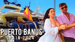 PUERTO BANUS  June 2024 Update Luxury Yacht & Cars Costa del Sol Marbella Spain 4K