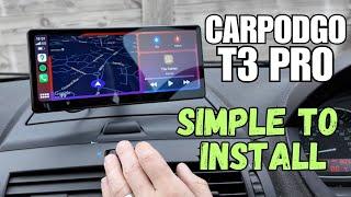 Best Car Media System Upgrade - Navigation - Apple CarPlay - Pug & Play - CARPROGO T3 PRO Review!