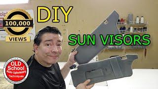 Learn Now! How to recover car sun visors