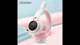 Cat Ears Cute Style Wireless Bluetooth Headband Game BT028 Headphone