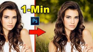 1 Min Automatic Any Background Remove Quick Tricks in Photoshop tutorial