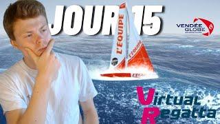 C'est presque sur, on va RATTRAPER notre retard !? (Virtual regatta Jour 15)