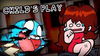 FNF Child's Play, But it's GF Vs. Gumball Pibby! 【 Pibby Apocalypse | FNF X PIBBY 】 (FNF MOD)