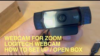 How to - Dual Function Camera + Microphone for Zoom Meeting - Logitech C920X PRO HD Webcam