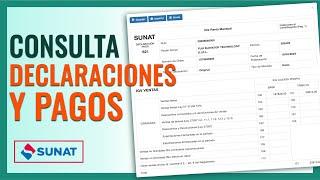 Como CONSULTAR/DESCARGAR mis Declaraciones y Pagos Sunat 2024