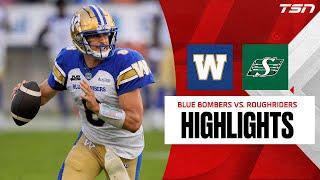 Winnipeg Blue Bombers vs. Saskatchewan Roughriders | CFL HIGHLIGHTS