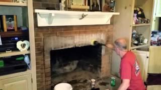 Cleaning Creosotes off Brick Fireplaces a easy hack