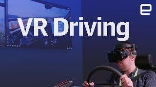 Motion VR Driving Simulator hands-on at CES 2018