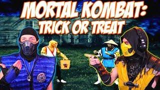 Scorpion & Sub-Zero REACT - MORTAL KOMBAT - EP #02 TRICK OR TREAT | MKX PARODY!