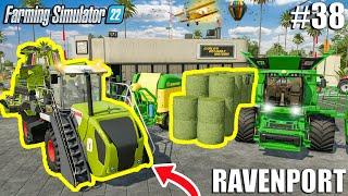 Harvesting 380.000 LITERS of HAY and CROPS | Ravenport #38 | Farming Simulator 22