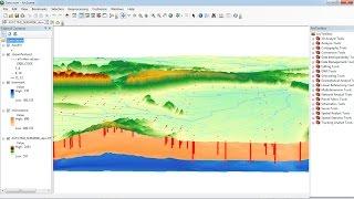 how to visualize aquifer surfaces using ArcGis/ArcScene