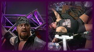 The Undertaker Returns & Throws The Big Show Off Of The Stage! 8/7/00