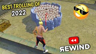 1 HOUR SPECIAL VIDEO  | BEST TROLLING OF 2022  | 2022 REWIND | Free Fire Funny Moments  | PART - 2