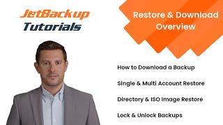 Restore & Download Overview | JetBackup Tutorials