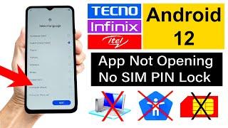 All (Infinix / Tecno / Itel) ANDROID 12 FRP Bypass | 100% Working Without PC - 2023