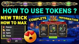 8 Ball Pool - How to get New Animated Cue - How to Use Tokens ? All Answers are here - Pool Academy