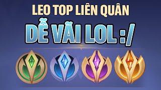 Video Này Sẽ Giúp Bạn Từ Bỏ Ý Định Leo Top Liên Quân Mobile