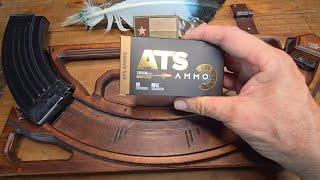 7.62x39 ATS AK ammo review Optics Planet Budget Brass AK ammo.