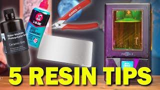 5 Essential Resin Printing Tips and Tricks