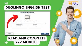 DUOLINGO: Let's Practice with Me | Read and Complete | Duolingo English Test Practice | DET