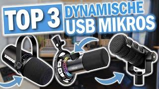 Beste DYNAMISCHE USB MIKROFONE im Vergleich | Top 3 USB-C Mikrofone 2024