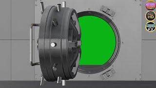 Bank Vault Opening Green Screen Effects + Overlays With Sound | #mvstudio | Chroma Key 2021