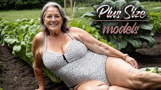 Plus-Size Older Women Cultivate Self-Love in Nature's Embrace