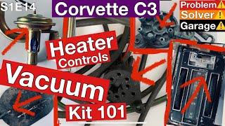 Corvette c3 ( Heater Vacuum Install ) how to install a 68-82 Corvette heater AC vacuum hose kit