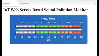 IoT Web Server Based Sound Pollution Monitor