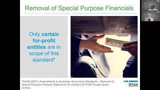 Financial Reporting Update Webinar | RSM Australia