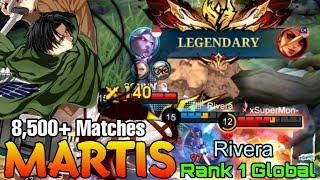 8,500+ Matches Martis Monster Jungler - Top 1 Global Martis by Rivera - Mobile Legends