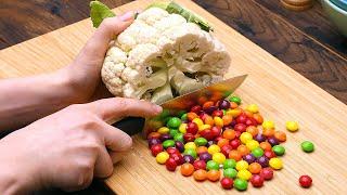 Vegetables VS Sweets | Funny Stop Motion Cooking